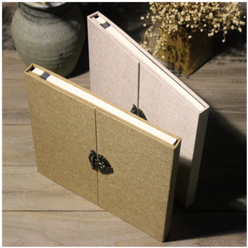 Самоклеящийся альбом из льна двойного покрытия 12 или 18 дюймов в стиле сделай