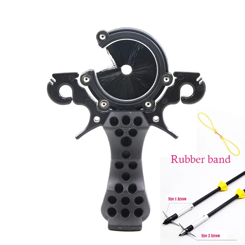 

Рогатка для стрельбы из лука с возможностью установки плоской кожаной катапульты для охоты и арбалета