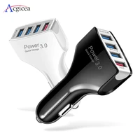 4 ports usb car charger quick charge 3 0 phone charger car fast charging car portable chargers for huawei mate 30 pro iphone 11