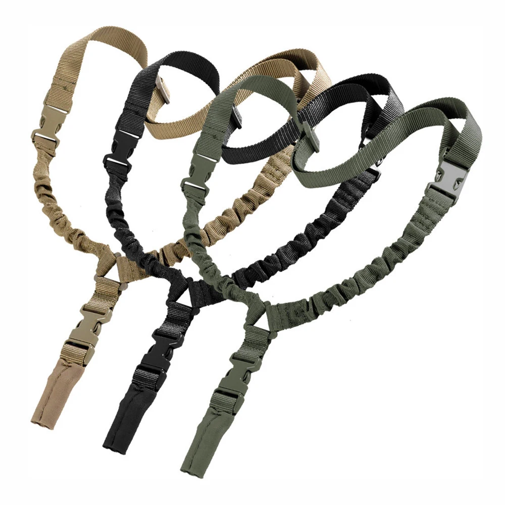 

Tactical American One Two Point Rifle Sling M4 AR 15 Accessories Adjustable Bungee Shoulder Strap For Hunting Airsoft