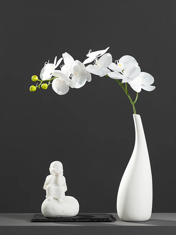 

Japanese Style Decorative Ceramic Vases Minimalist Art Modern Vase Creative Living Room Jarrones Room Decoration EJ50FV