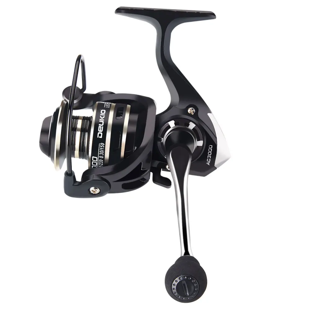 

DEUKIO Fishing Reels Max Drag 12KG Spinning Reel for Fishing Metal Spool Reel Fish Coils Feeder Carete De Pesca Fishing Reel Hot