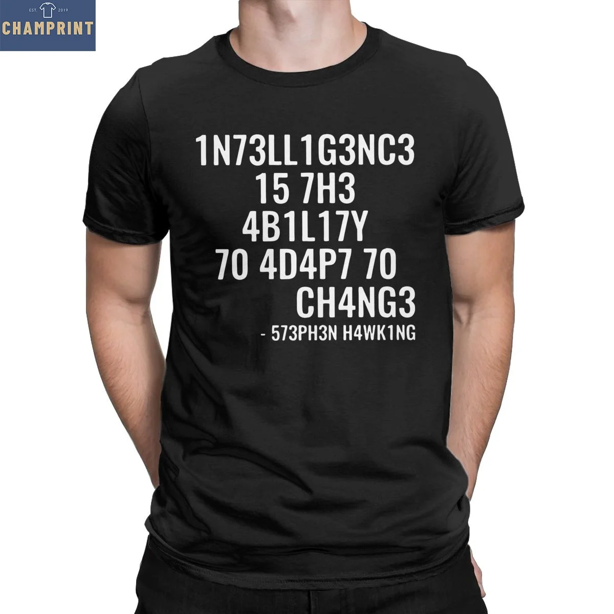 Забавные футболки с кодером физики для мужчин из чистого хлопка коротким рукавом