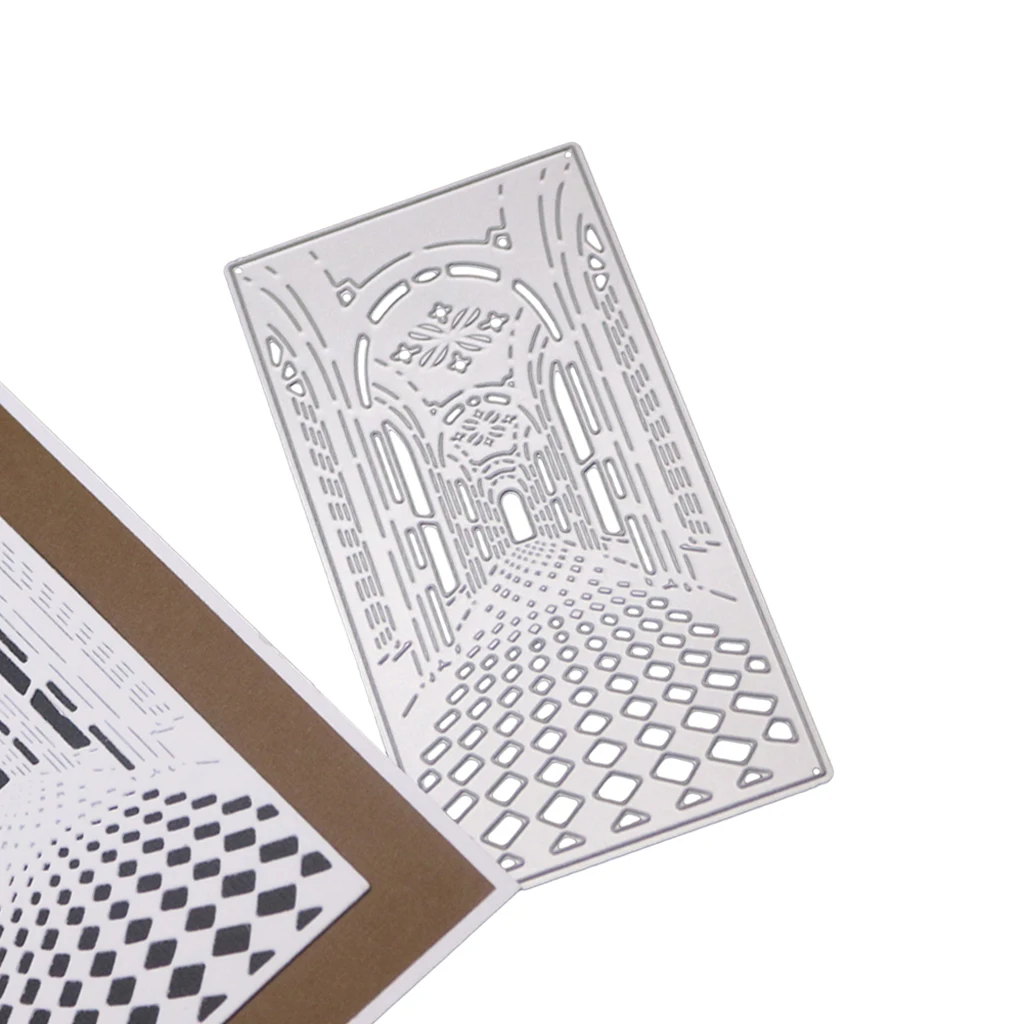 Gate Door Metal Cutting Dies Stencil DIY Scrapbooking Album Stamp Paper Card Embossing Craft Decor | Дом и сад