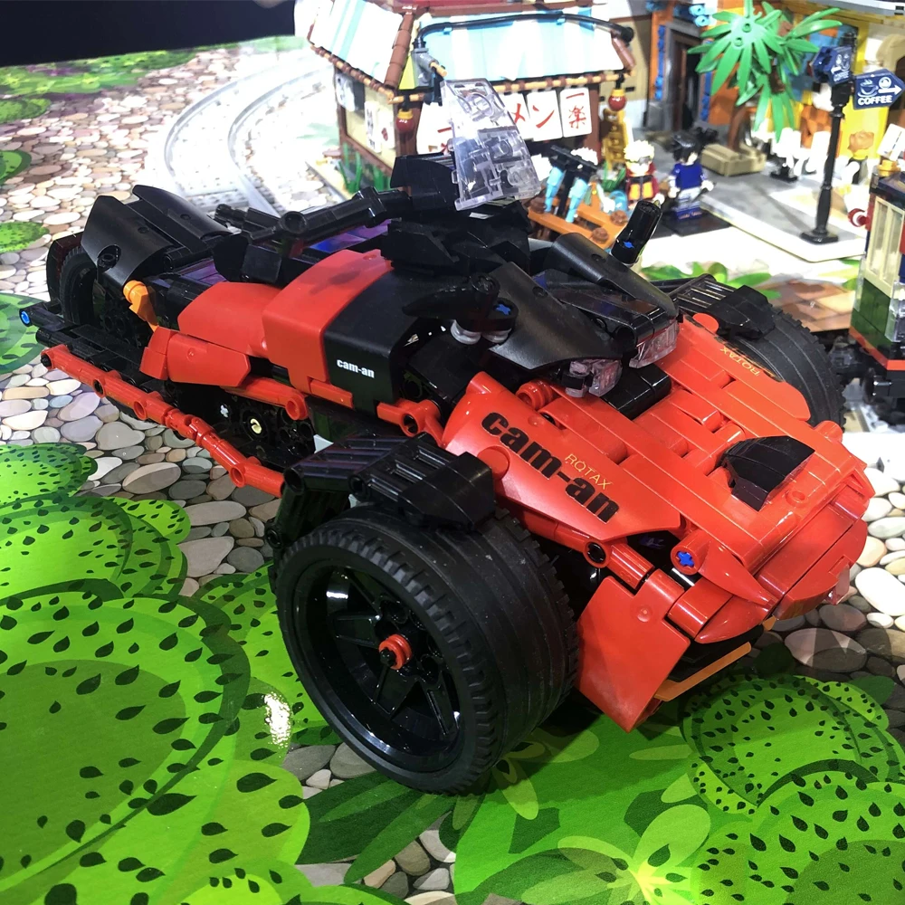 50021 MOC высокотехнологичный конструктор мотоцикл Can Am Spyder F3 S механическое движение