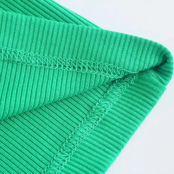 

Za 2021 Summer Women Fashion V Neck Front Button Split Midi Dress Rib knit Robe Short Sleeve Bodycon Slim Before slit Vestidos