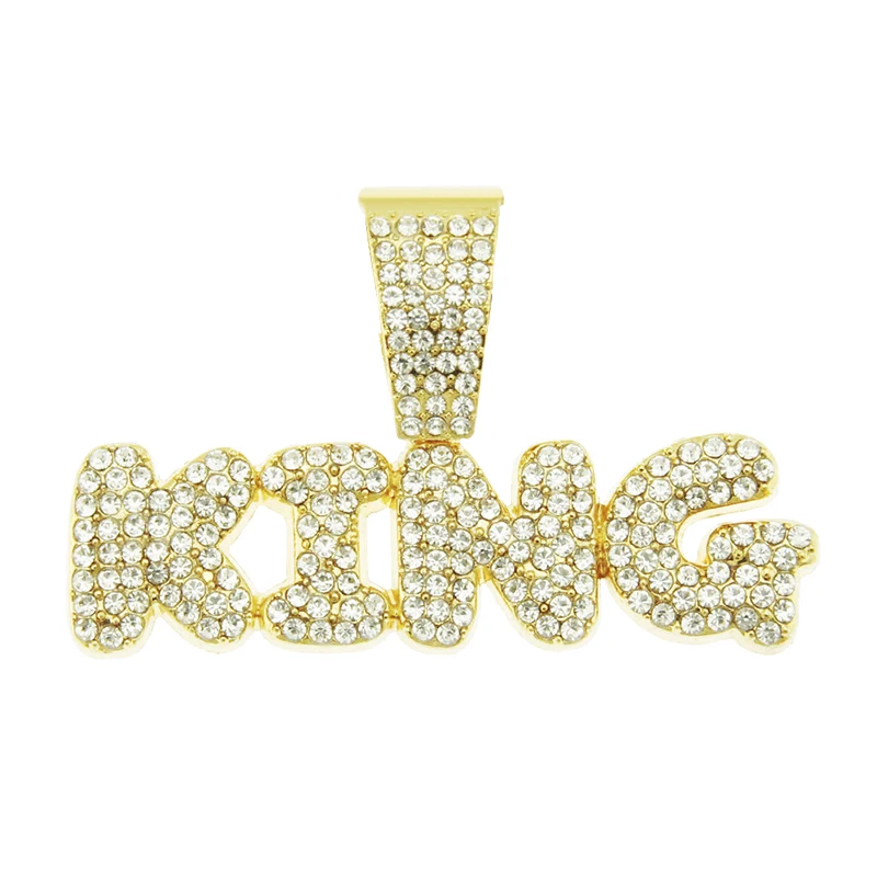 

Ожерелье с подвеской в виде букв Стразы в стиле хип-хоп