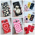 Яркие Мультяшные силиконовые чехлы для телефонов Samsung Galaxy J7 Neo J7 Nxt J7 Core J701 J701F SM-J701F, милые совы, любовь, сердце, чехол