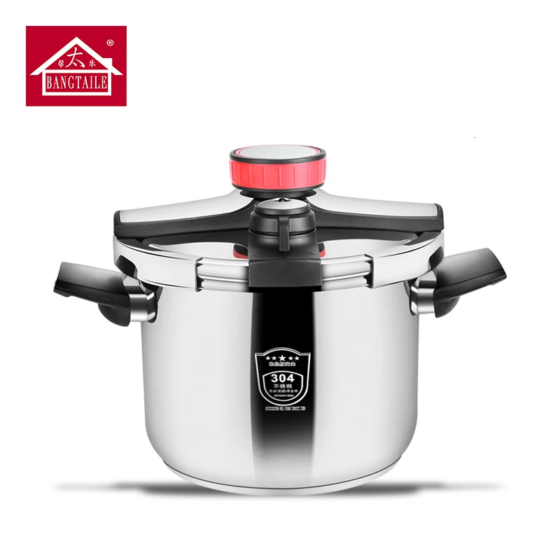 

Thickened 304 stainless steel pressure pot cooker 6L multi-purpose pressure cooker 22cm induction gas stove cooking pan