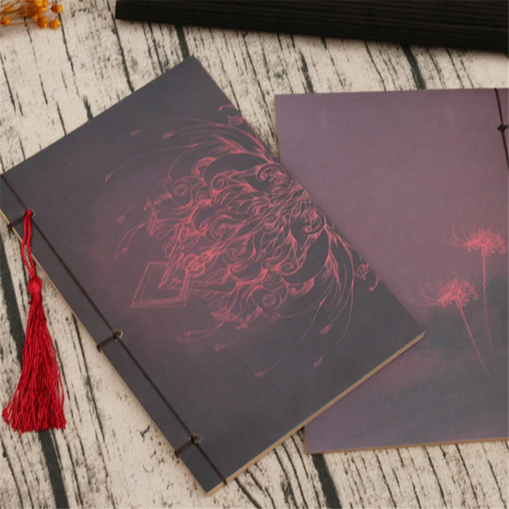 1 шт. креативный винтажный блокнот в китайском стиле ретро Блокнот ручной работы