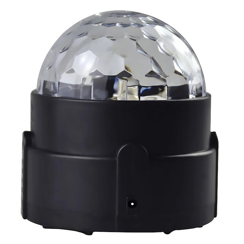 3 Вт мини USB зарядка звуковая активация Вращающийся Диско шар Светодиодные