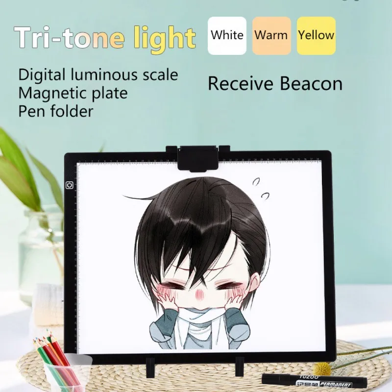 

2021Portable A3 Tracing LED Copy Board Light Box Ultra-Thin Adjustable USB Power Artcraft LED Trace Light Pad For Tattoo Drawing