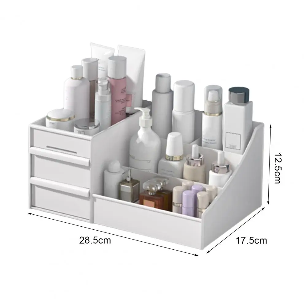 Waterproof Plastic Cosmetic Box with Drawers Desktop Storage Makeup Organizer for Home | Дом и сад