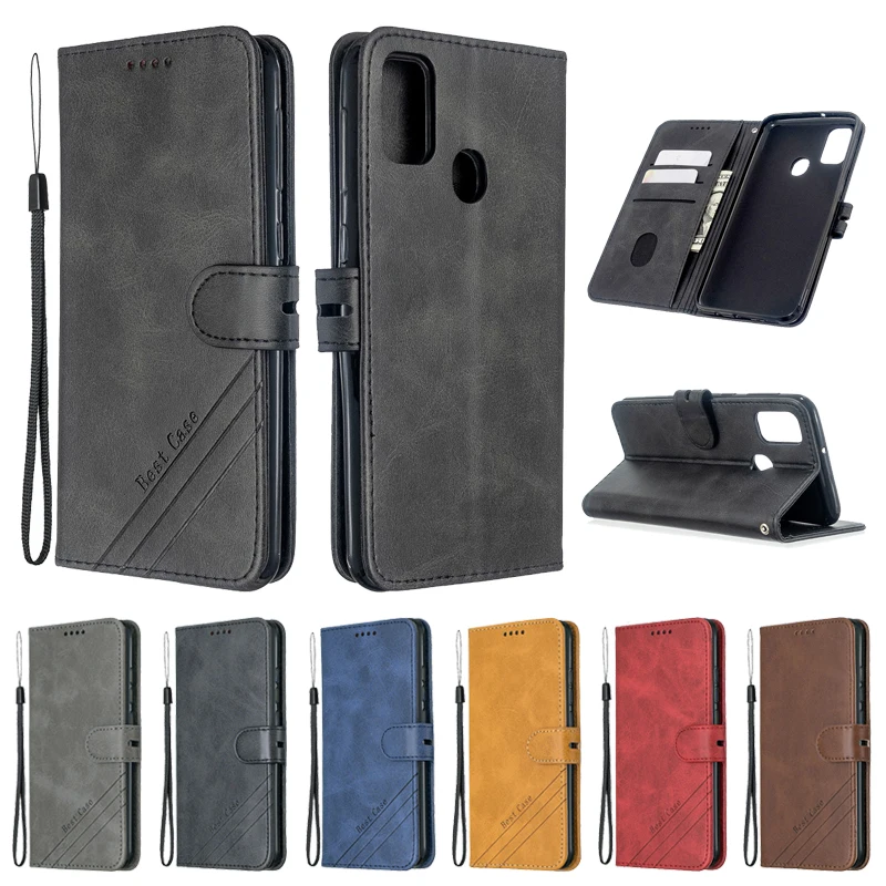 For Samsung Galaxy A21S Case Leather Flip Case For Coque Samsung A21S Phone Case Galaxy A 21S A217F Fundas Magnetic Wallet Cover