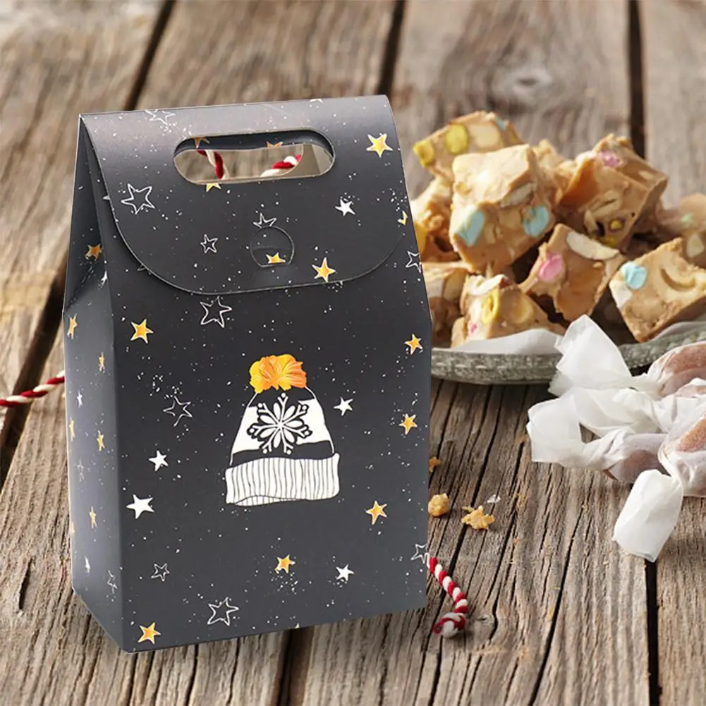 Сумки для хранения конфет бумажный пакет с изображением ночного неба оленя