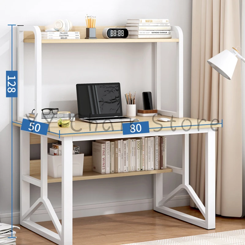 

NEIKIA Computer Desk Bookshelf Combination Household Simple Bedroom Junior School Students Rental Office Table Home Furniture