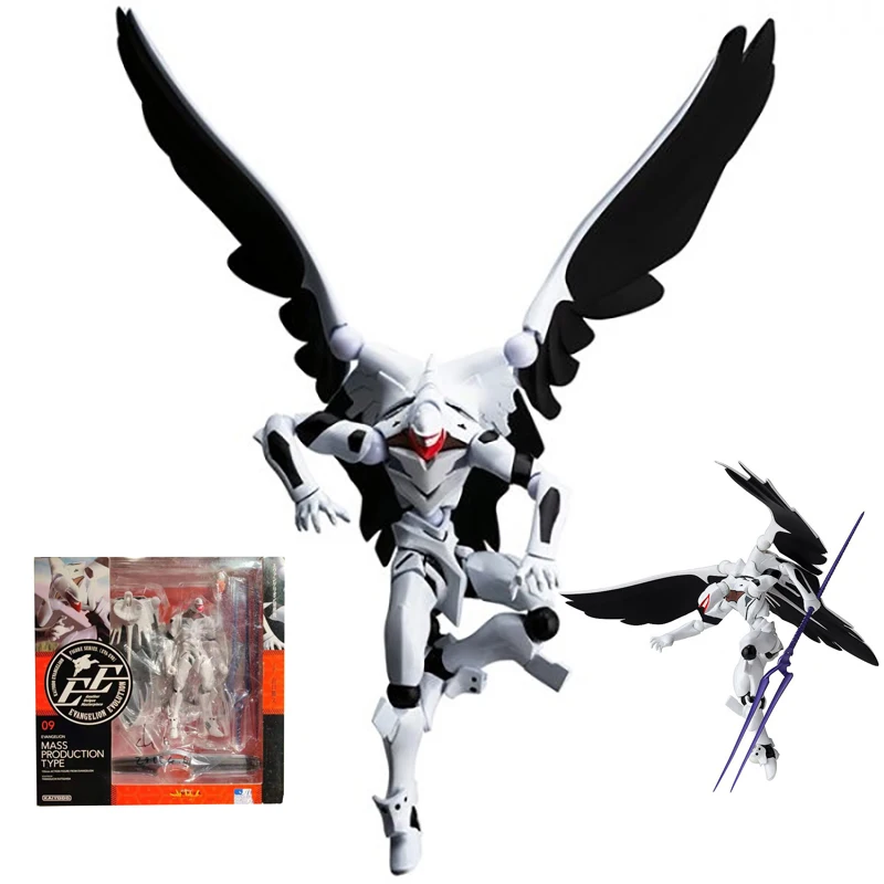 

Kaiyodo Union Creative Revoltech Eva 05 Mass Production Model Neon Genesis Evangelion Evolution Ev-009 Action Figure Kids Toys