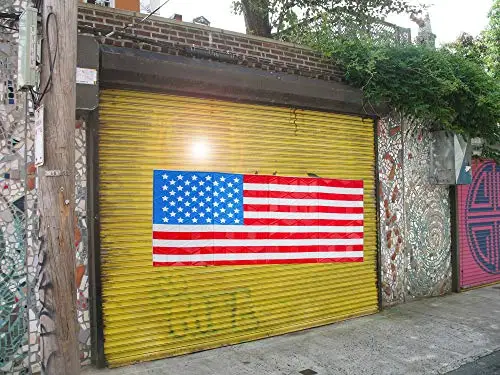

4 Pack 3D USA Self-Adhesive Large Wallpaper Sticker American Flag Removable Wall MuralDecoration Sticker for Home