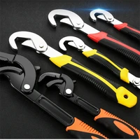 2 pcs adjustable grip wrench set multi function universal wrench ratchet wrench spanner hand tools allen key diy toos