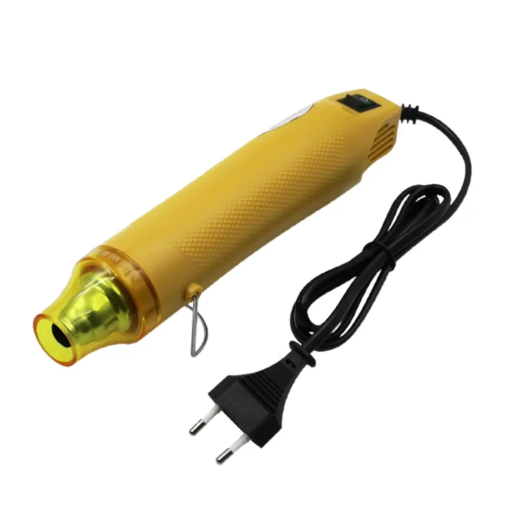 

220V 300W DIY Using Heat Gun Plug Industrial Electric Hot Air Gun Kit Professional Heatguns Shrink Plastic Wrap Blower Heater