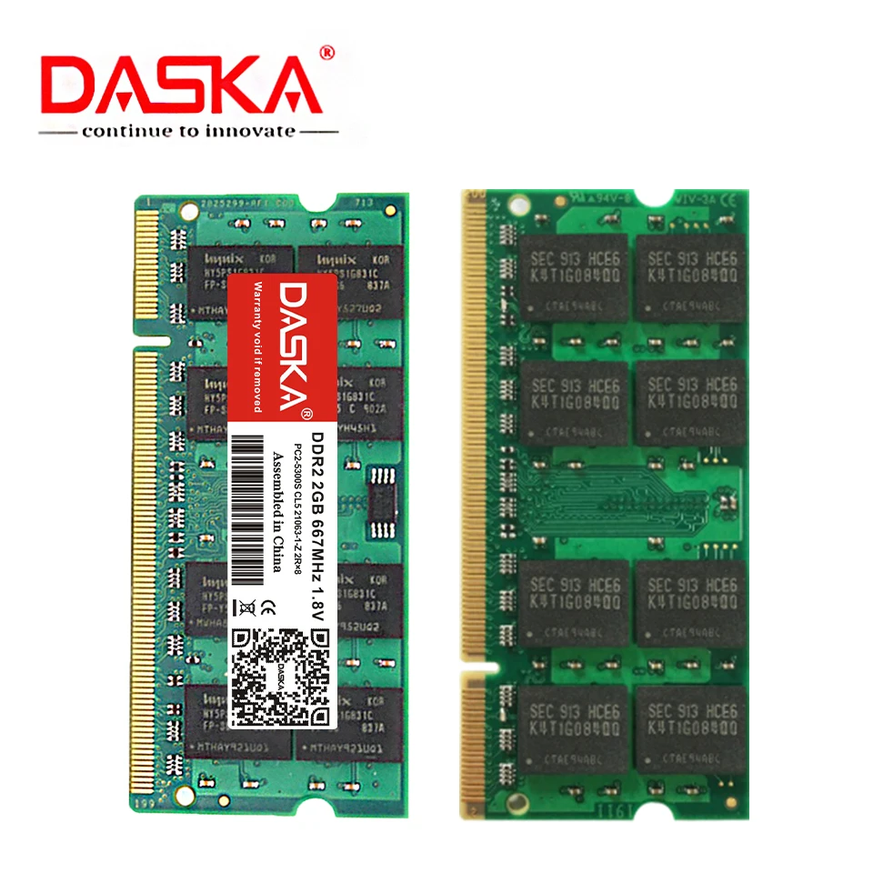 Оперативная память DASKA ddr2 для ноутбука 2 ГБ 4 Гб sodimm|Оперативная память| |