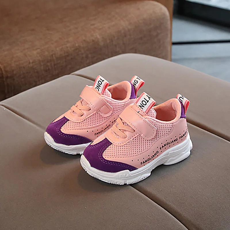 

2021 Осенняя детская обувь, спортивная обувь для мальчиков и девочек, модная дышащая детская обувь, мягкие Повседневные детские кроссовки