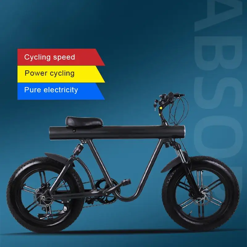 Preise 20 Inch High Speed Elektrische Schnee Bike 2 Räder Elektrische Fahrräder Große Fett Reifen Offroad Erwachsene Elektrische Fahrrad 750W 48V 60 KM/H