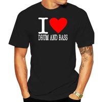 personalised t shirts i love drum and bass design men custom shirts tee shirts