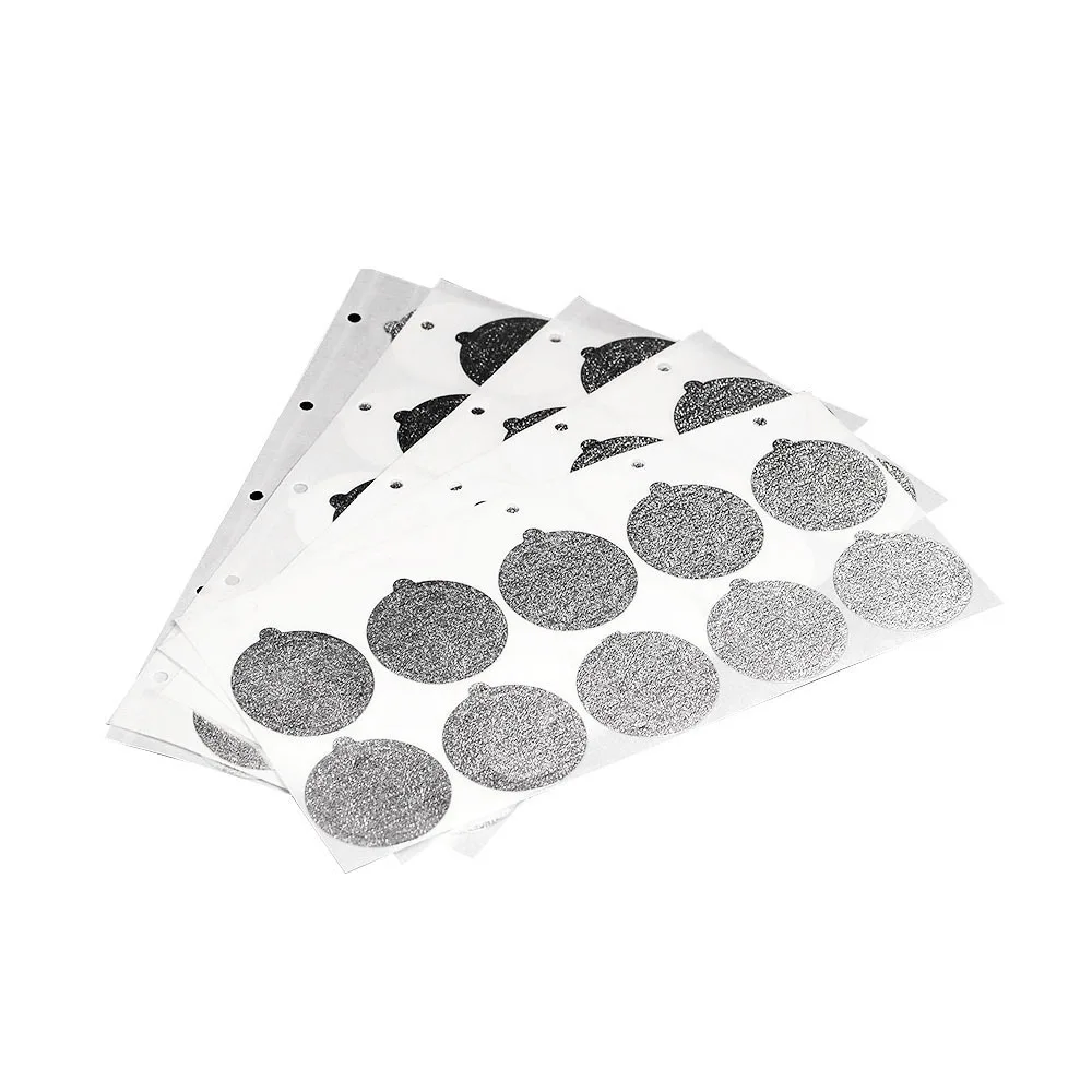 2000 шт. клейкие алюминиевые крышки для заполнения пустые одноразовые