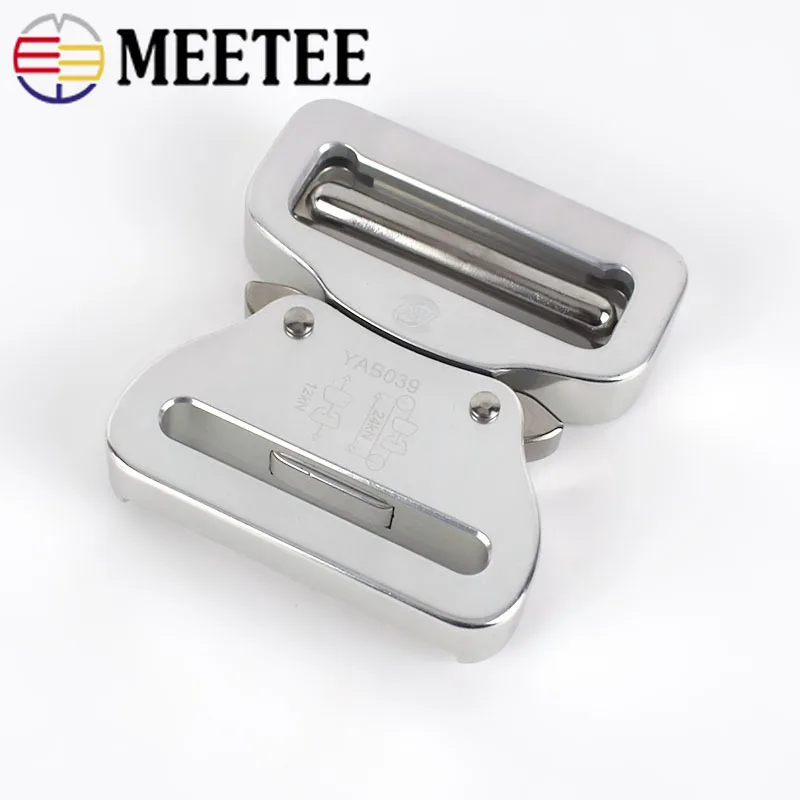 Meetee 1 шт. ID27/45 мм Пряжка из алюминиевого сплава для сумки лямки застежка пряжки