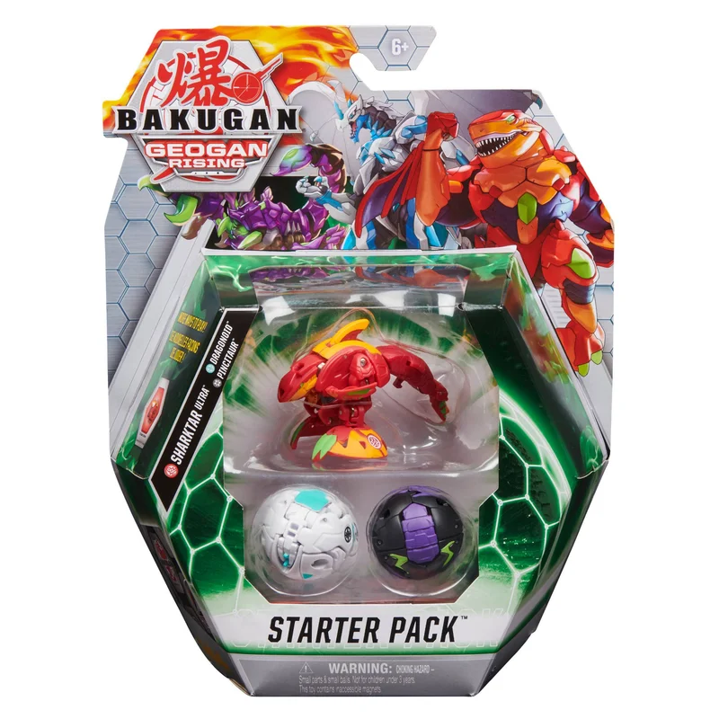 Фото Bakugan Geogan Rising 2021 новый стиль дракоид SHARKTAR FENNECA деформируемые яйца боевые игрушки экшн-фигурки подарки для мальчиков №3