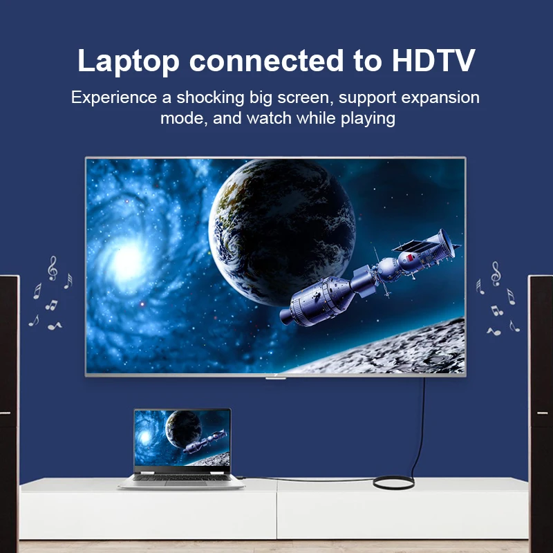 Bkscy Mini DP к HDMI корпусу Display Port К кабелю для ноутбука MacBook Air Pro подключенному большому