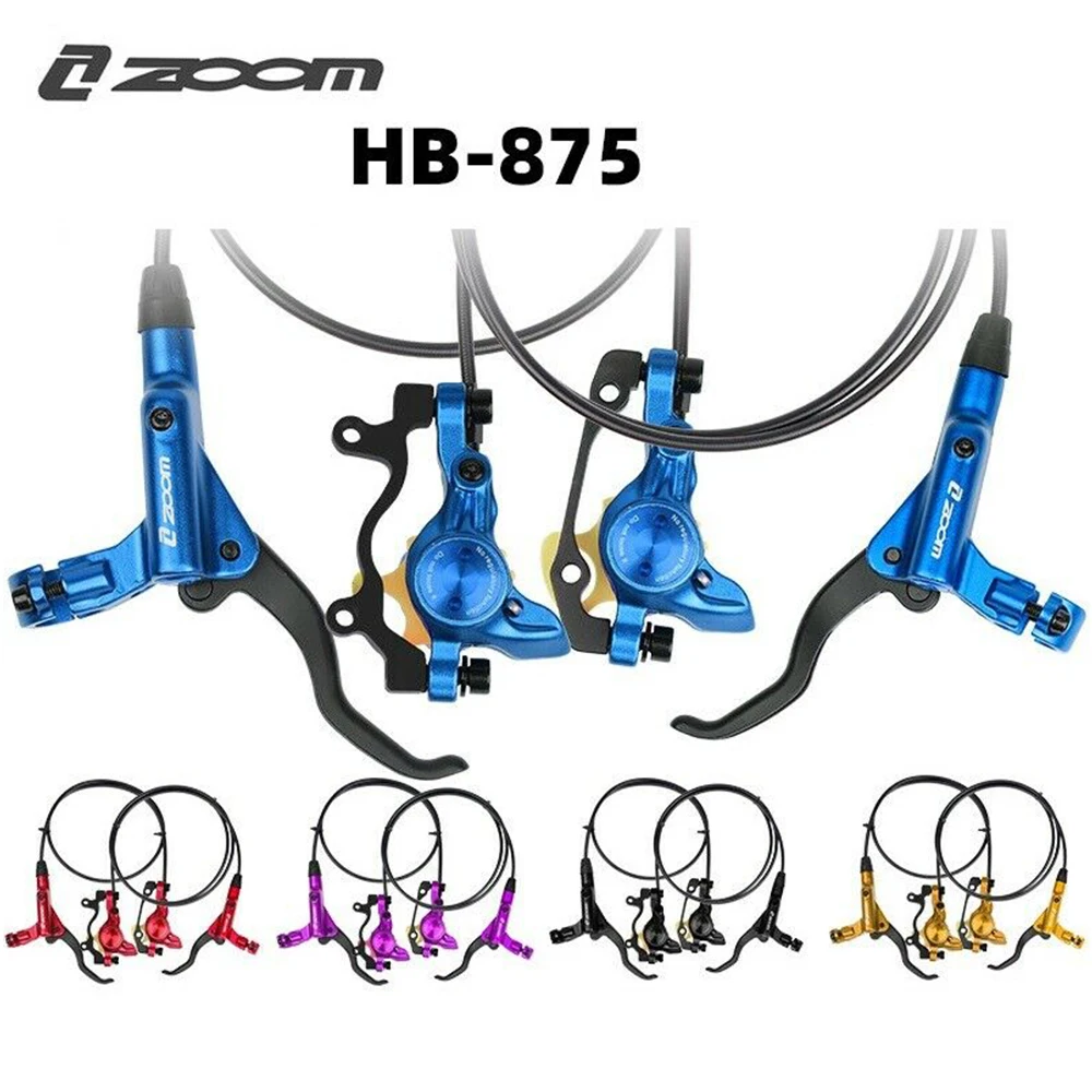 

ZOOM HB-875 MTB Disc Brake Bike Left Front Right Rear Mountain Bicycle Hydraulic Disc Brake Set Better Than M395 M447