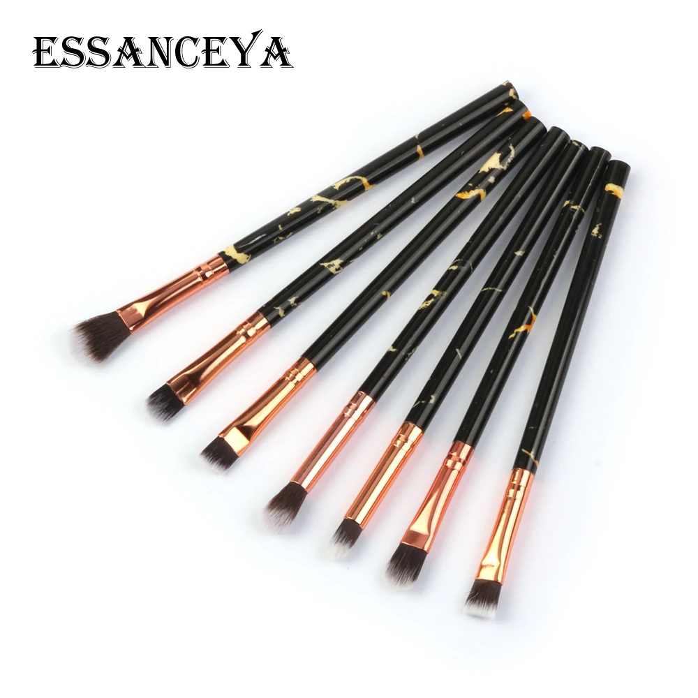 ESSANCEYA, 7/10 шт., набор мраморных кистей для макияжа, основа, пудра, румяна, тени для век, кисть для смешивания, кисти для макияжа, инструменты, косметический набор