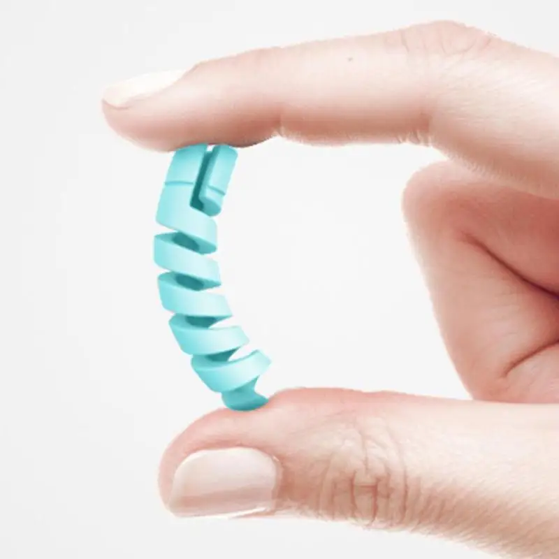 Спиральный кабель Защитная крышка для Apple iPhone usb зарядный шнур восхитительный