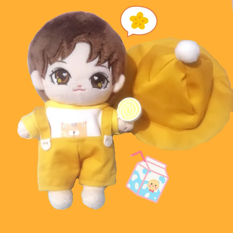 

[MYKPOP]KPOP Doll's Clothes and Accessories 3pcs Set for 20cm tall Doll, KPOP Fans Collection SA19093005