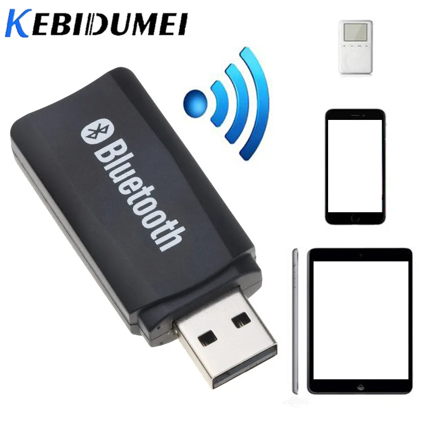 Беспроводной USB адаптер Kebidumei Bluetooth 5 0 приемника музыкальный A2DP Dongles для