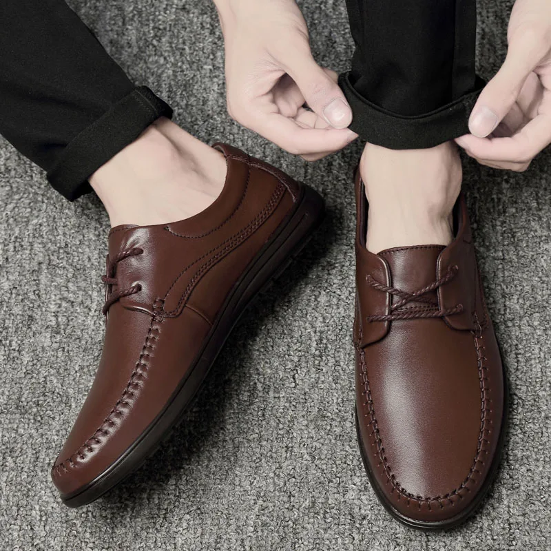 

Mens Causal Shoes Men Casual Shoes Zapatos Casuales Para Hombre Leather For Sapatos Spring Shoe Man Fashion Leisure
