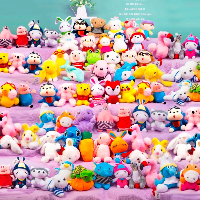 

Kawaii Plush Toys Kawaii Smurfing mickey minnie Panda Dinosaur Monkey Anime Figure for Kids Doll Boy Girl Baby Birthday Gift
