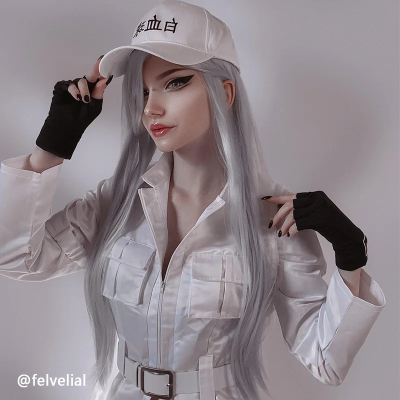 Парик для косплея по электронной почте длинные термостойкие синтетические