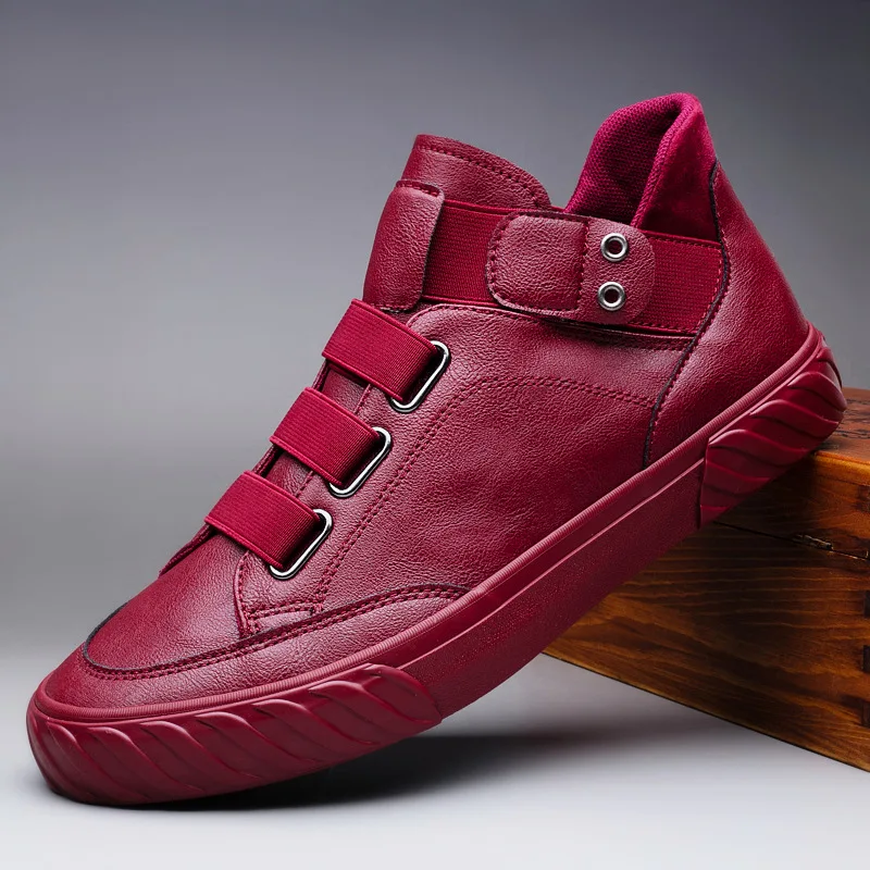 

Men Shoes Fashion Soft Leather Loafers Breathable Autumn Lace Up Comfortable Casual Shoes Outdoor Men Sneakers Shoes Shoes Men