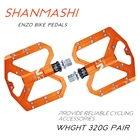 SHANMASHI ENZO, сверхлегкие алюминиевые педали для горного велосипеда с 3 подшипниками и противоскользящим покрытием