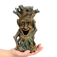 fish tank creative landscaping resin big tree man withered wood trunk ornaments background for aquarium decoration grotto