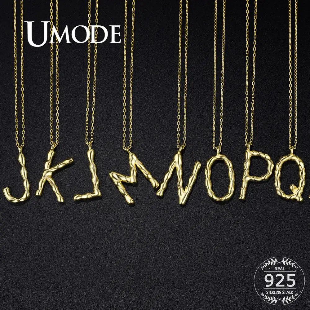 Женское ожерелье из серебра 925 пробы с буквами|Ожерелья| |