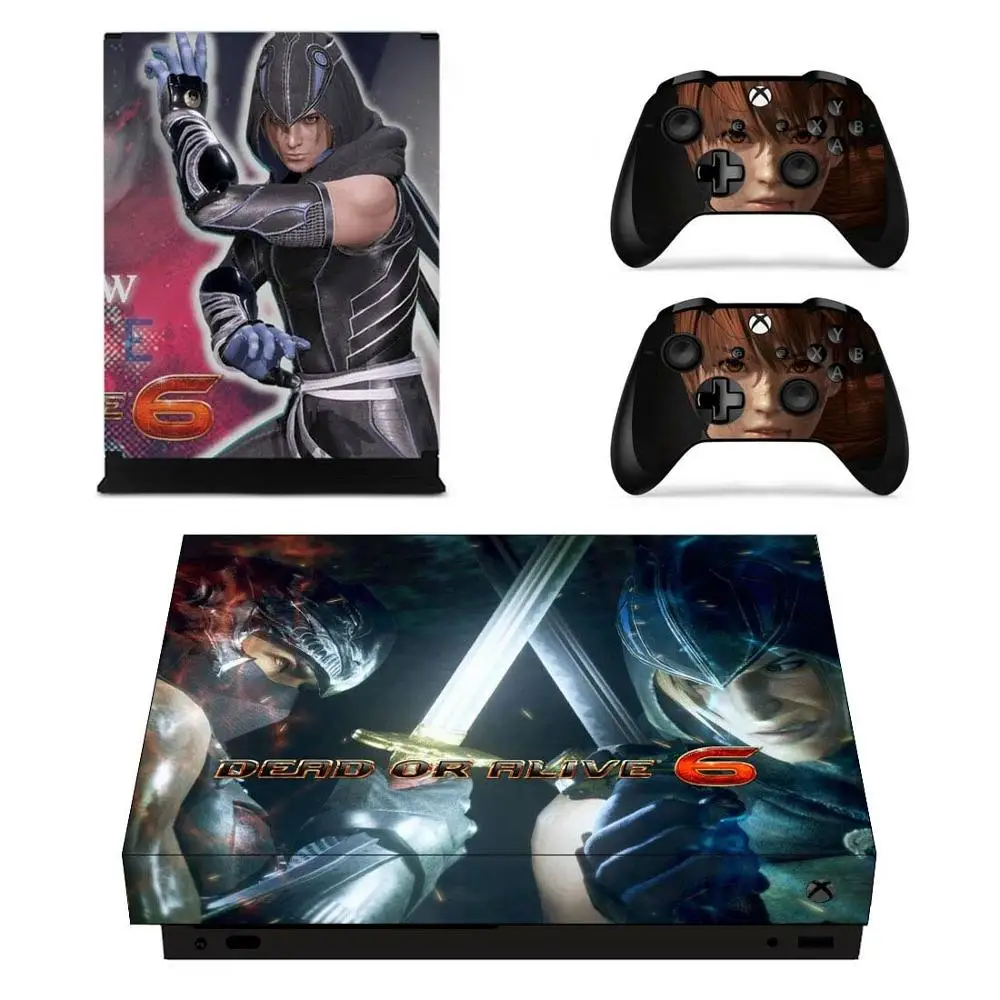 Dead or Alive 6 наклеек s для Xbox One X виниловое покрытие наклейки Стикеры one консоли