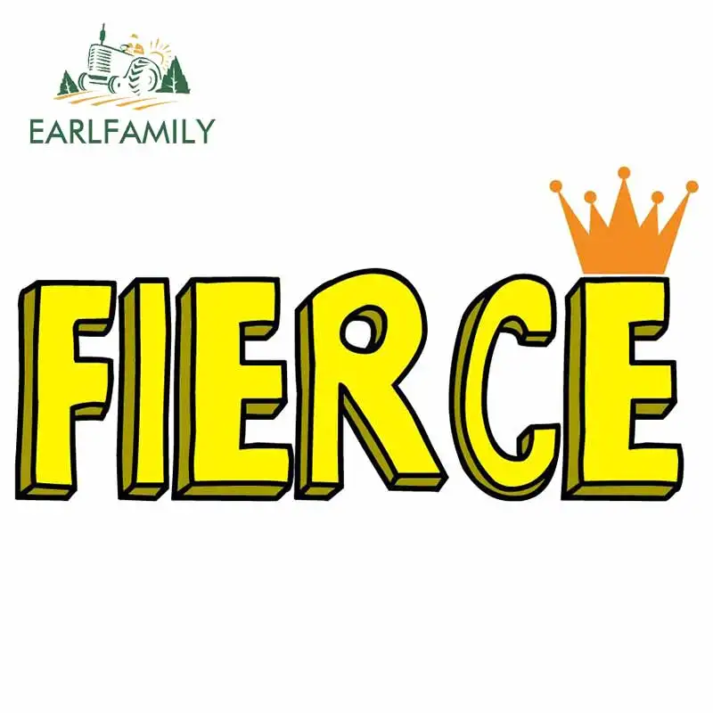 EARLFAMILY 13 см x 6,5 см забавная Автомобильная наклейка острые королевы наклейка из ПВХ феминизм женщина сильная Корона