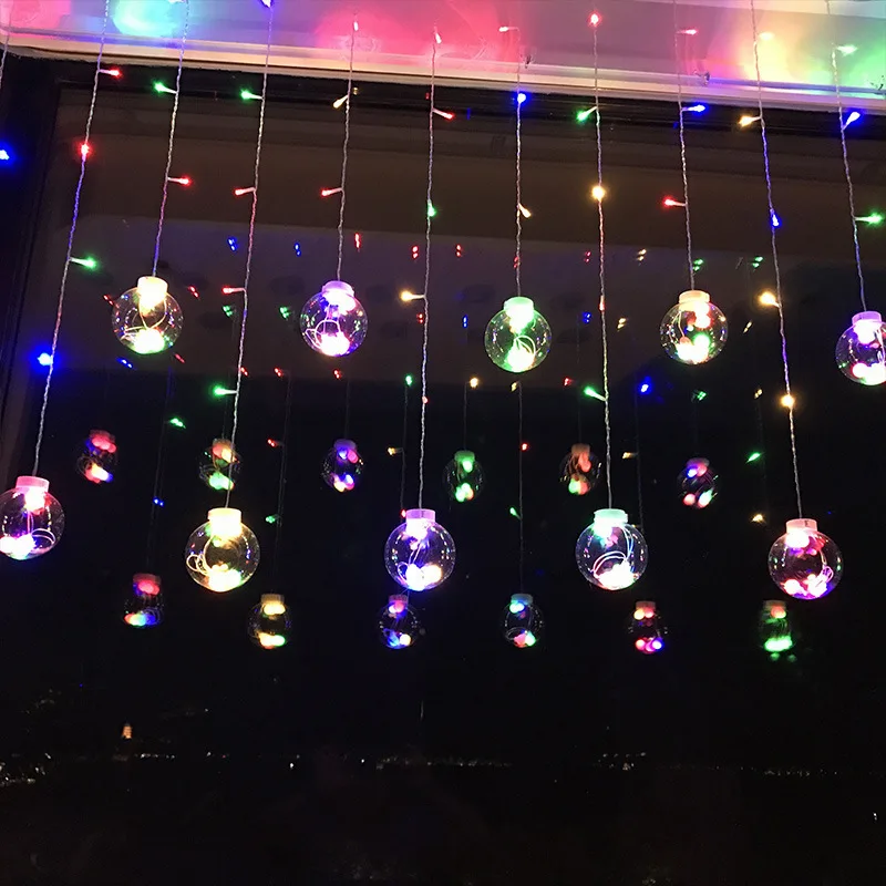 

Christmas Decorations, 2.5mLEDcolorlight String Lights, Wishing Ball Lights, Family Party DIYAmbience Arrangement Colored Lights