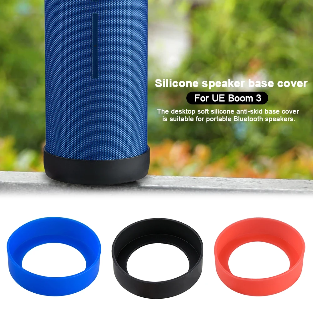 

Soft Silicone Desktop Stand Cover Waterproof Stand Protective Case Shell Anti-Slip Base For EU Boom 3 Wireless Bluetooth Speaker