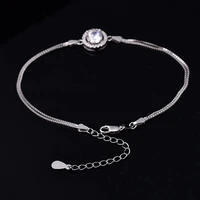 poetry of jew store round s925 silver 1 00ct d vvs hand catenary luxury weding s925 silver hand catenary for women