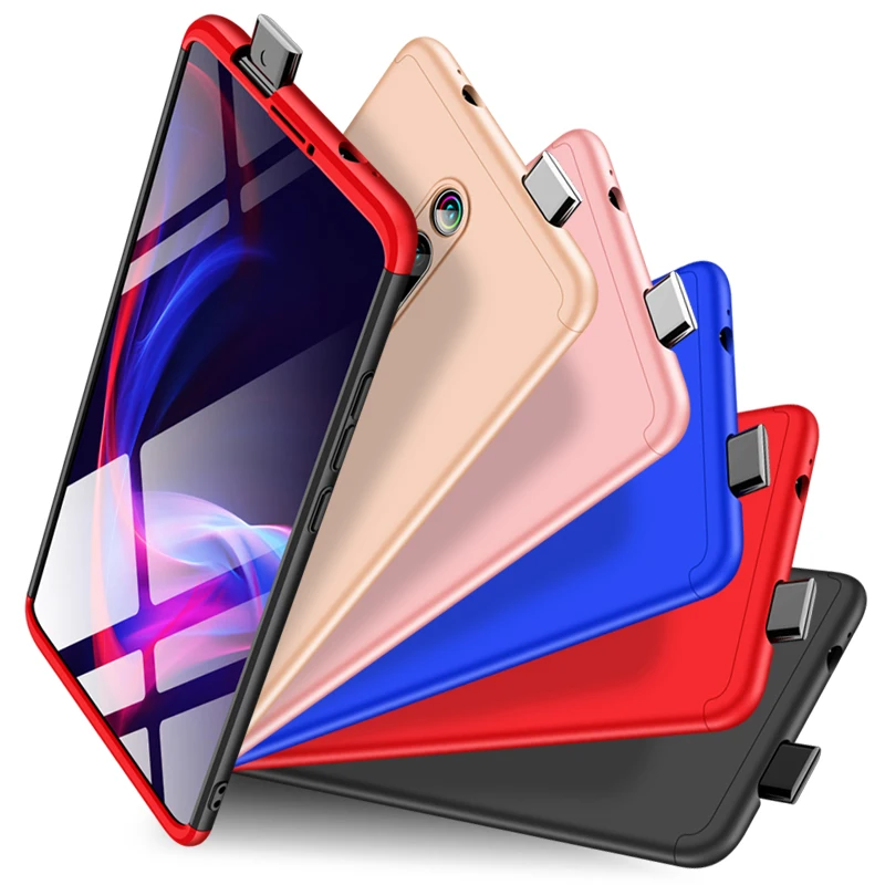 For Xiaomi Mi 9T 360 Case Mi9T Pro Colored 360 Full Protected Cover Hard Case for Xiaomi9T Pro 9TPro Cover with Glass Protector